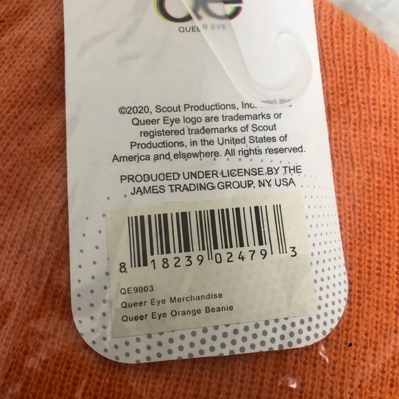 Queer Eye Logo Orange Knit Beanie Unisex OS - Picture 2 of 4